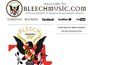 Desktop Screenshot of bleechmusic.com